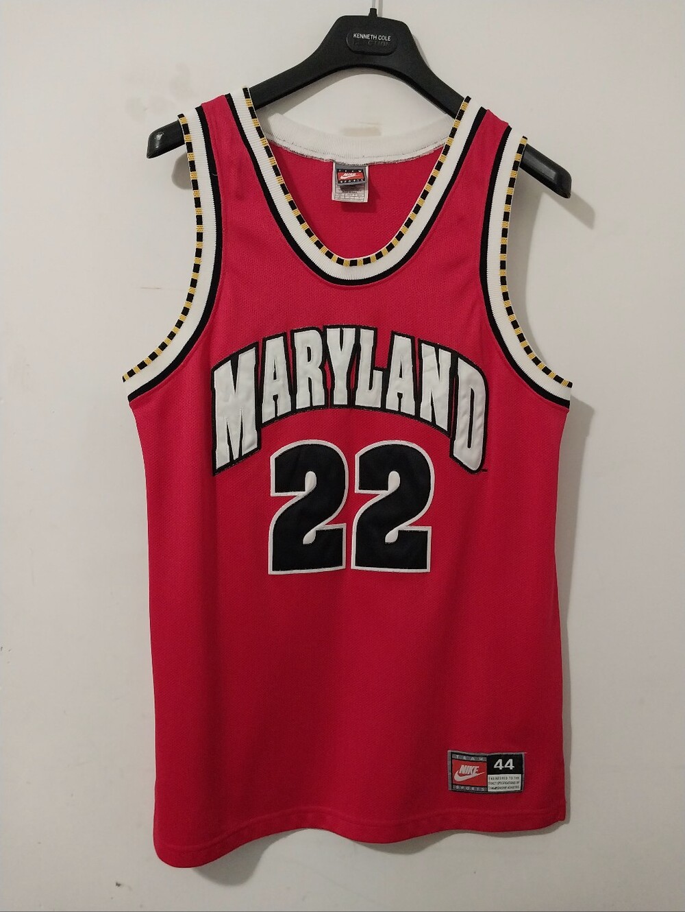 Nike Vtg. 90's Maryland Terrapins Keith Booth Away Jersey Size 44